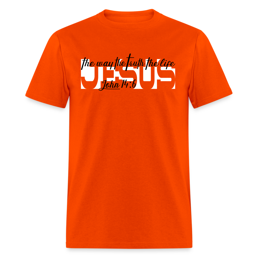 Jesus the Way Truth Life - orange
