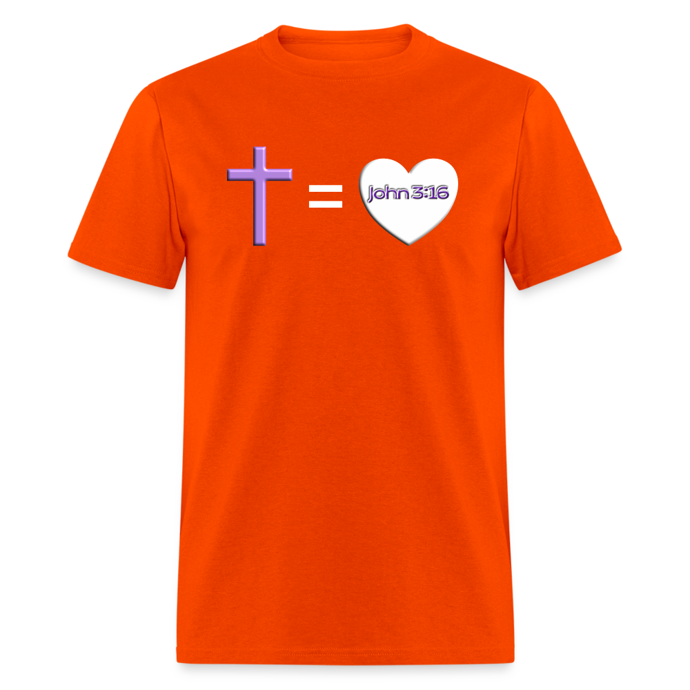 Cross = Love - orange