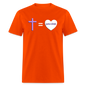 Cross = Love - orange