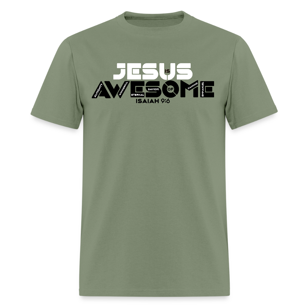 Jesus is Awesome - military green