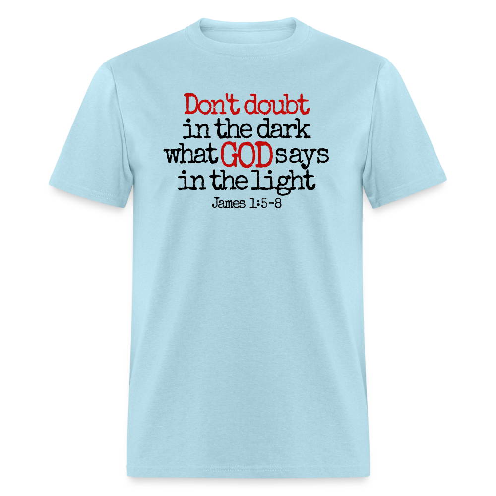 Don't Doubt God - powder blue