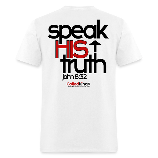 WTBSF? Speak His Truth - white