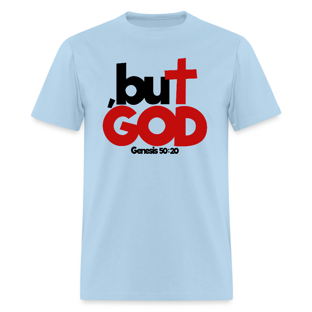 But God - powder blue