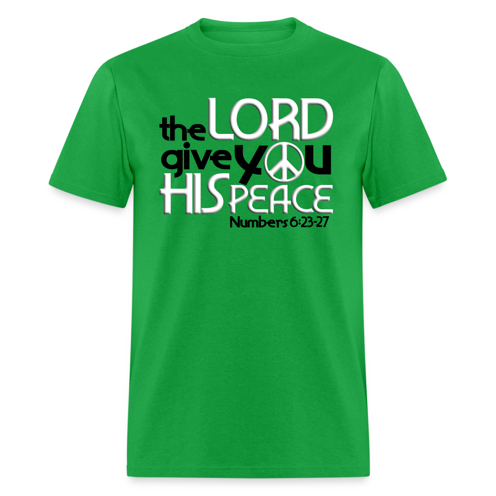 The Lord Give You His Peace - bright green