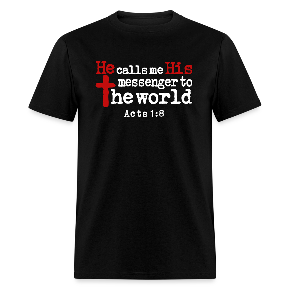 He Calls Me Messenger - black