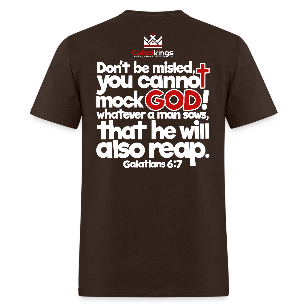God Will Not Be Mocked - brown