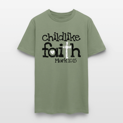 Childlike Faith - military green
