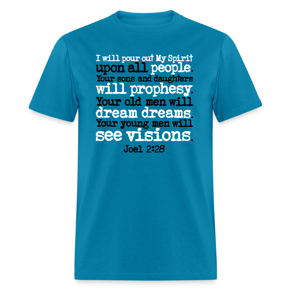 I Will Pour Out My Spirit - turquoise
