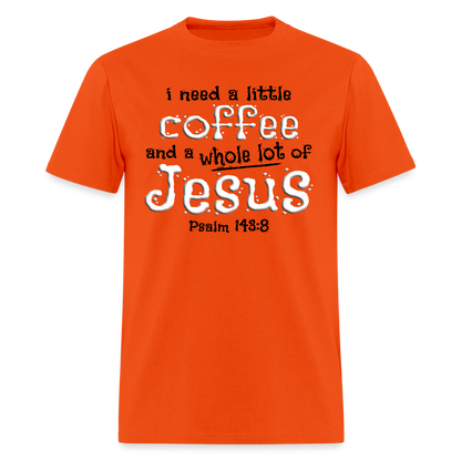 Coffee & Jesus - orange