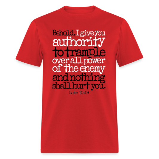 Authority Over the Enemy - red