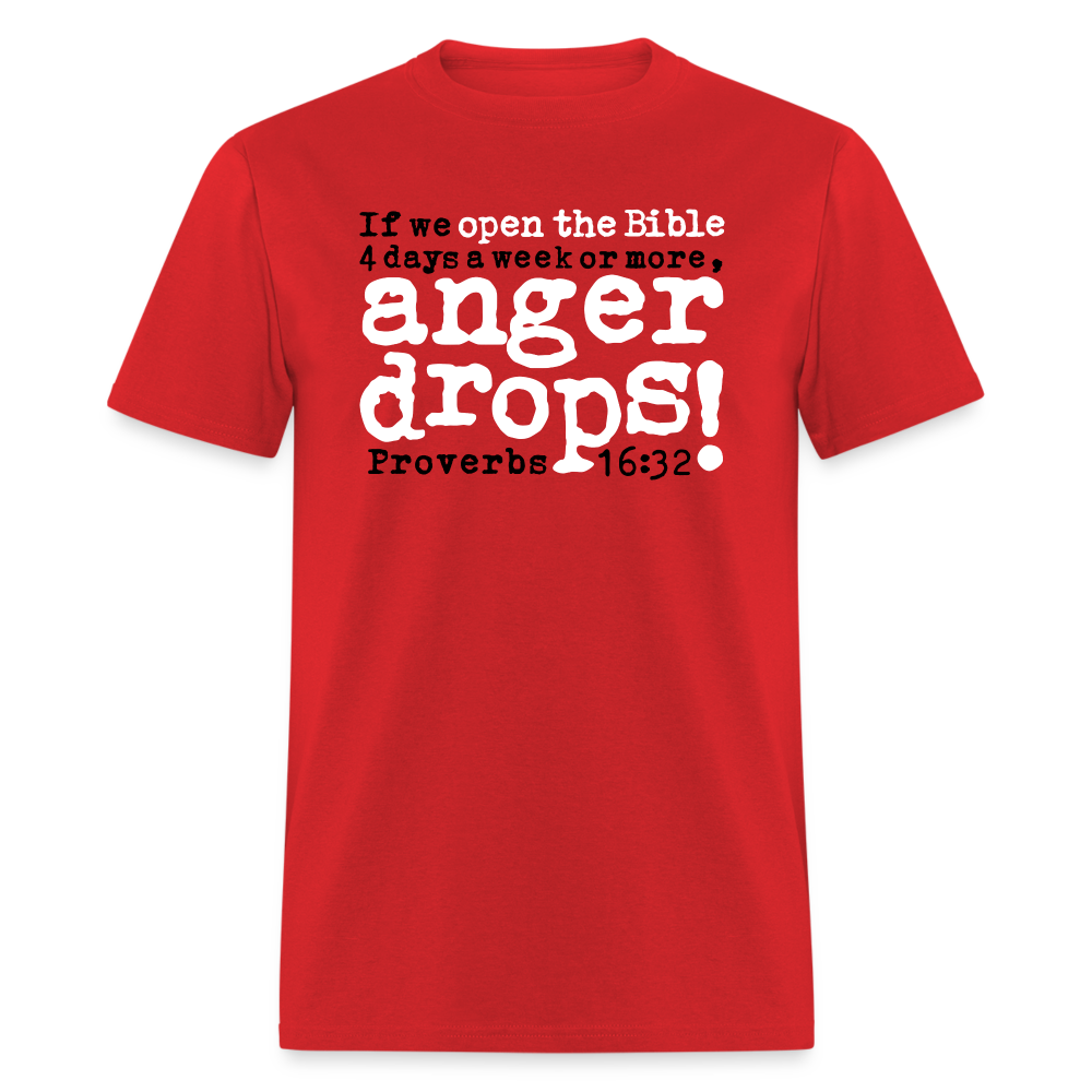 Open Bible Anger Drops - red