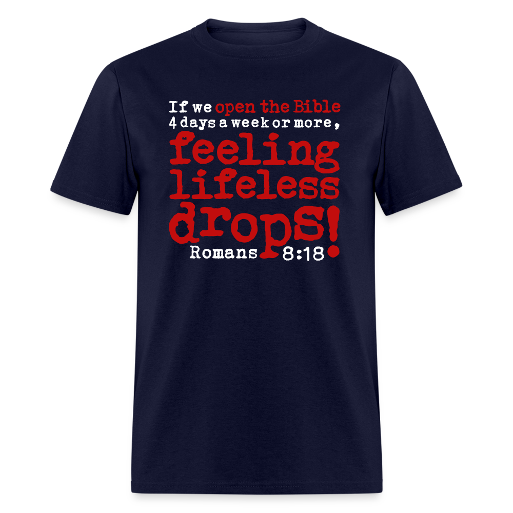 Open Bible Feeling Lifeless Drops - navy