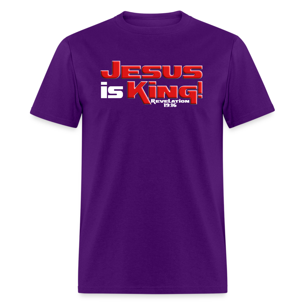 Jesus is King - purple