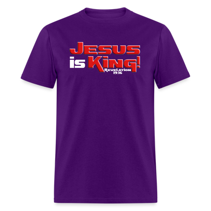 Jesus is King - purple
