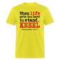 Kneel - yellow