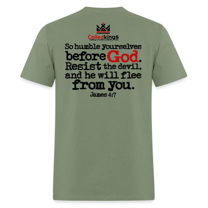 Bind Satan Now - military green