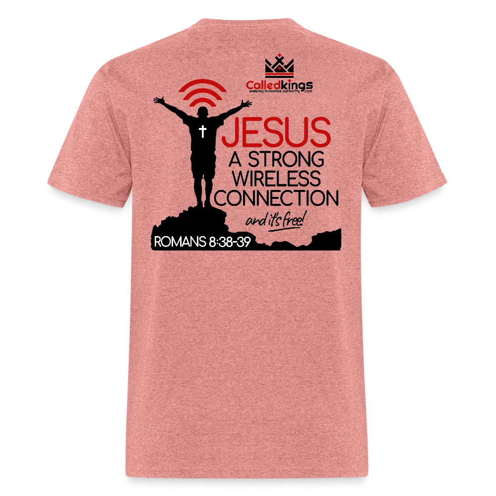 Jesus Strong Wireless Connection - heather mauve