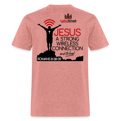 Jesus Strong Wireless Connection - heather mauve