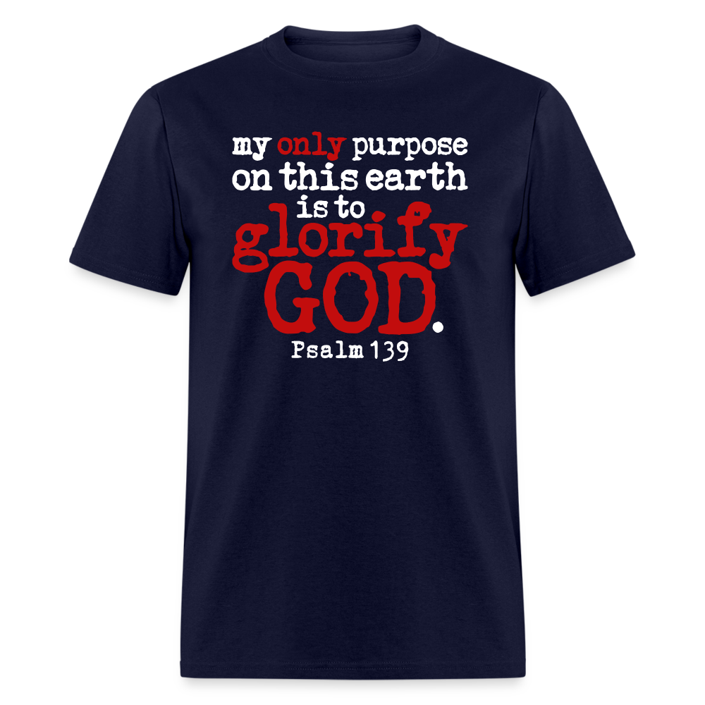 Only Purpose Glorify God - navy