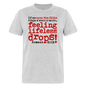 Open Bible Feeling Lifeless Drops - heather gray