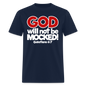 God Will Not Be Mocked - navy