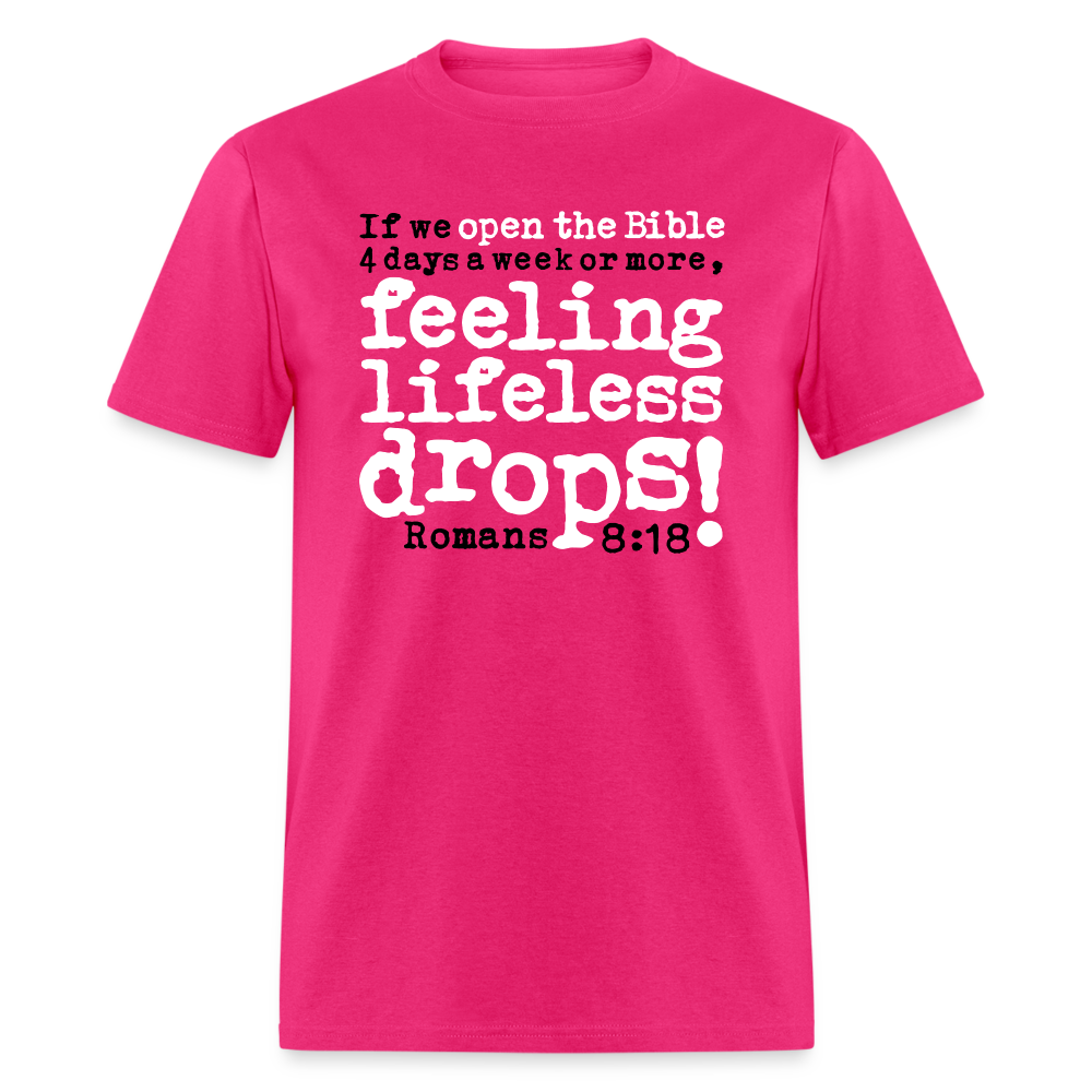 Open Bible Feeling Lifeless Drops - fuchsia