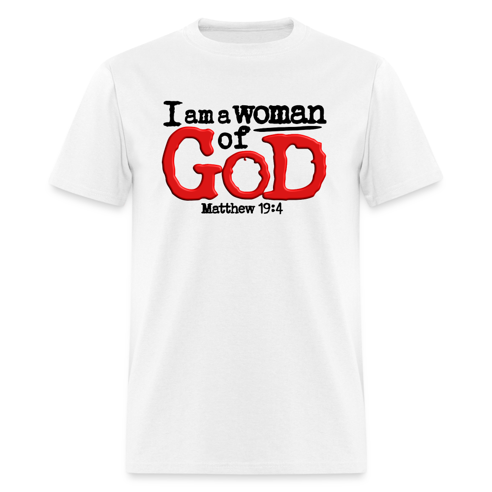 I Am a Woman of God - white