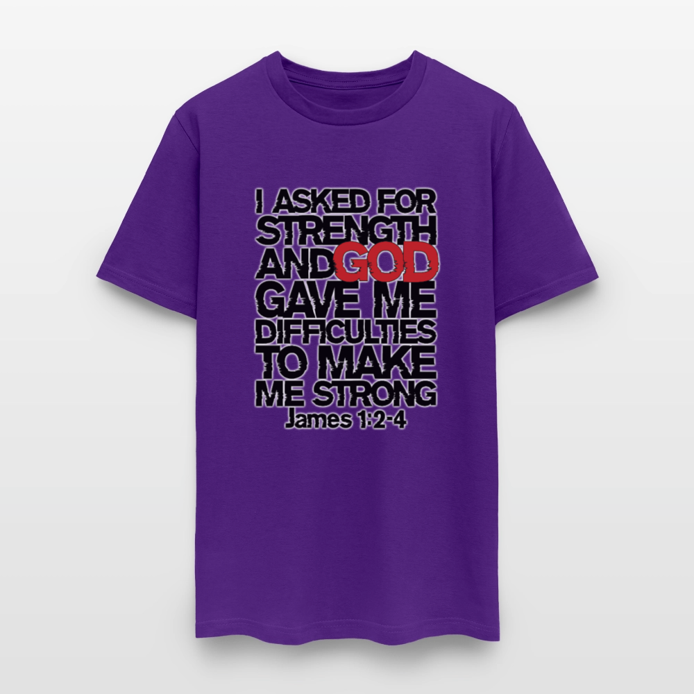 I Asked For Strength - purple