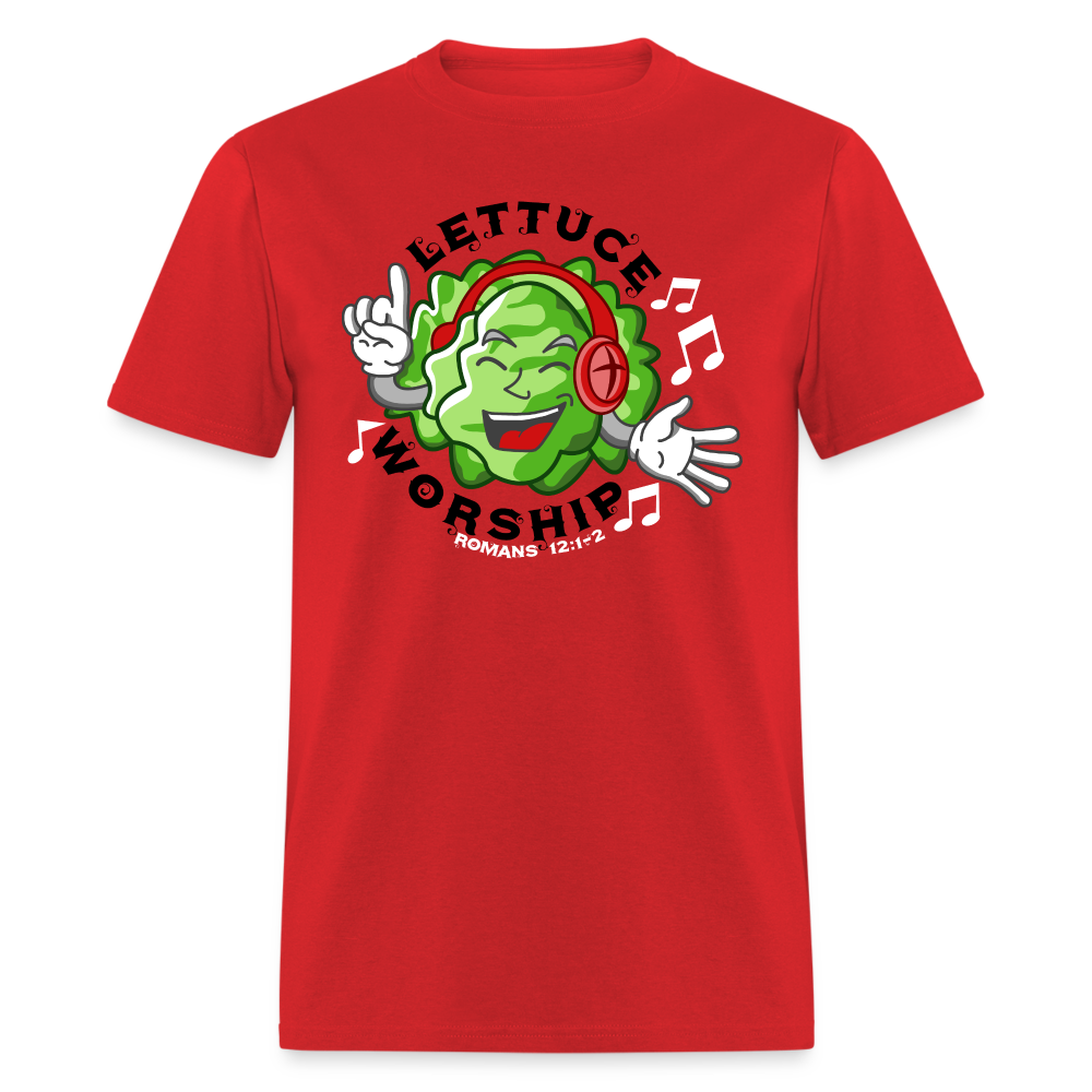Lettuce Worship - red