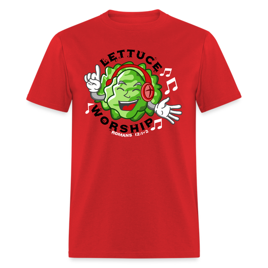 Lettuce Worship - red