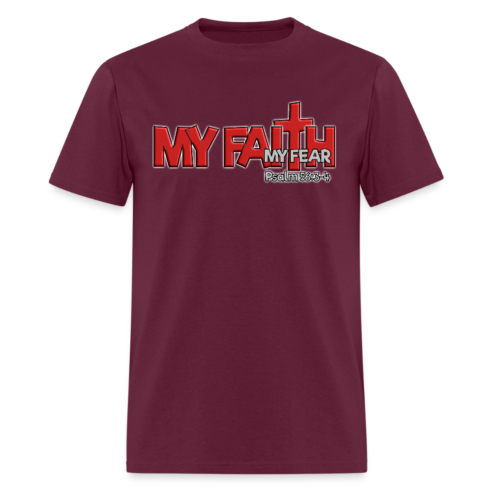 My Faith My Fear - burgundy