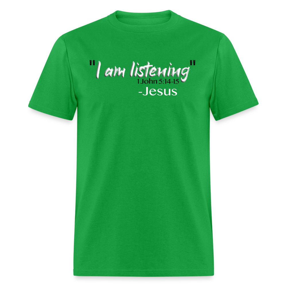 I Am Listening - bright green