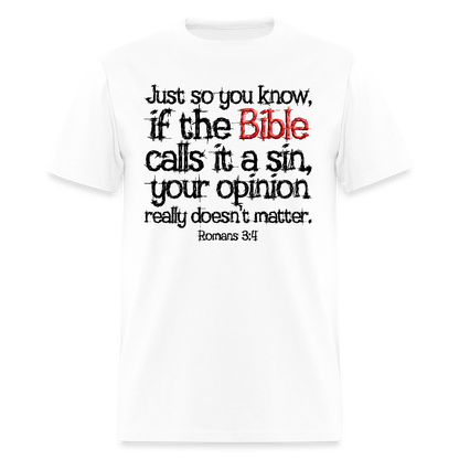 If the Bible Calls it a Sin - white