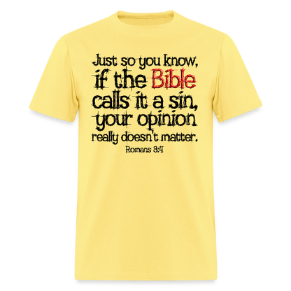 If the Bible Calls it a Sin - cornsilk