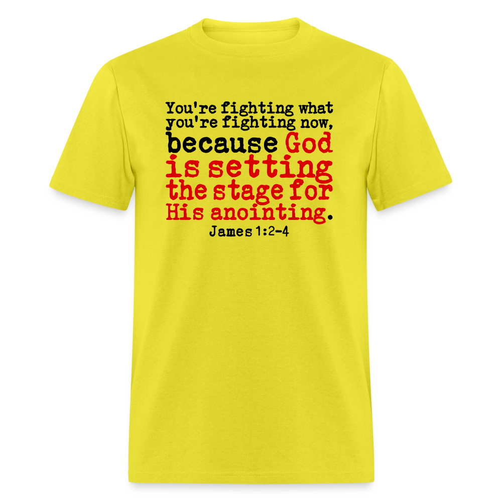 God is Setting the Stage - yellow
