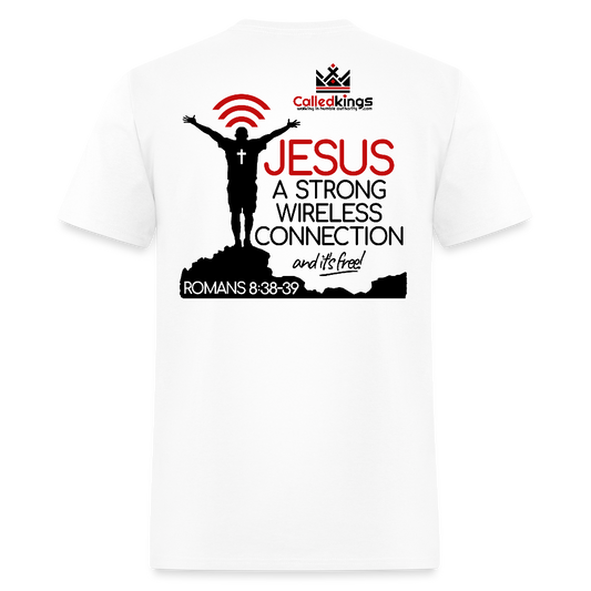 Jesus Strong Wireless Connection - white