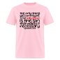 Only Thing We Contribute To Our Salvation - pink