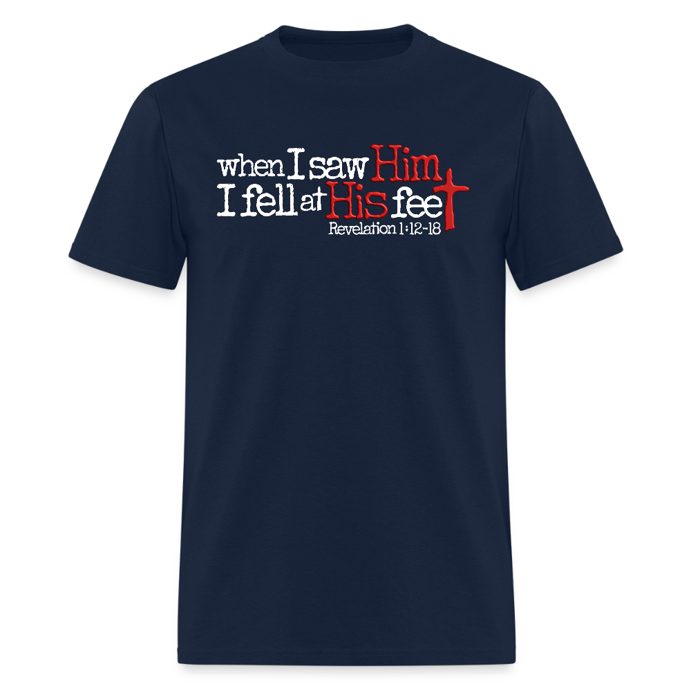 I Fell at His Feet - navy