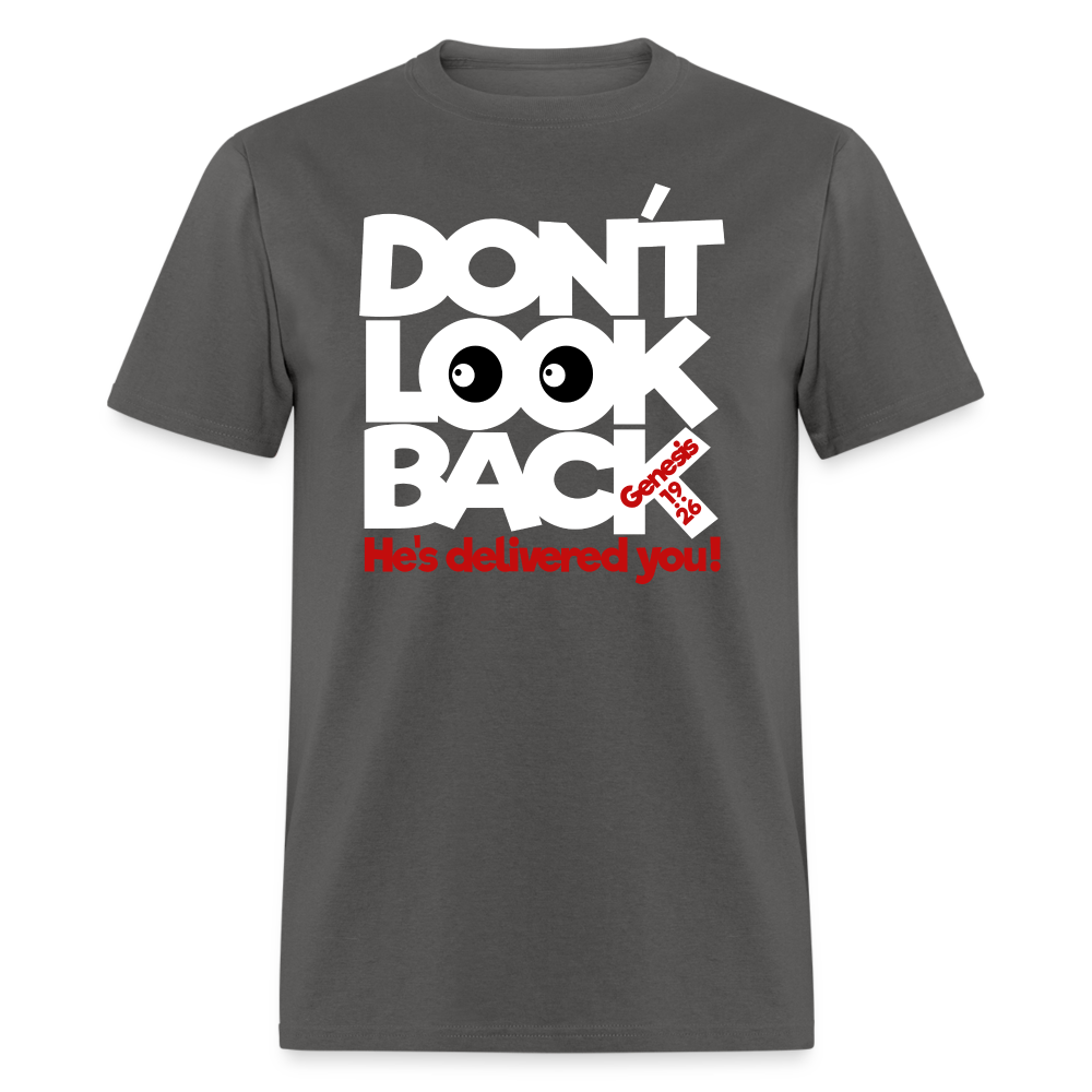 Don't Look Back - charcoal