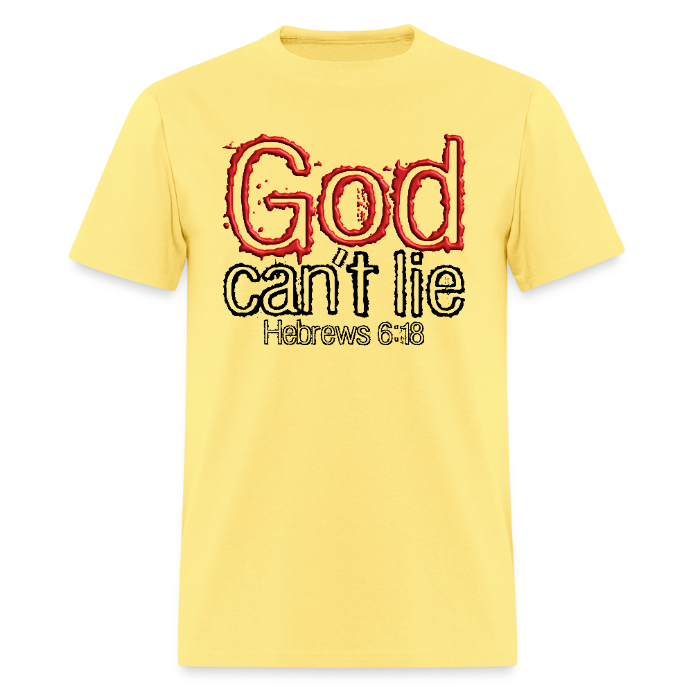 God Can't Lie - cornsilk