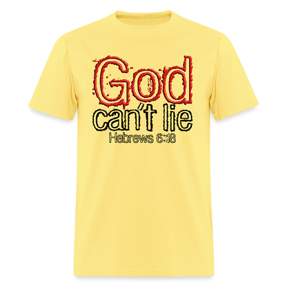God Can't Lie - cornsilk