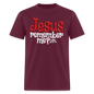 Jesus Remember me - burgundy