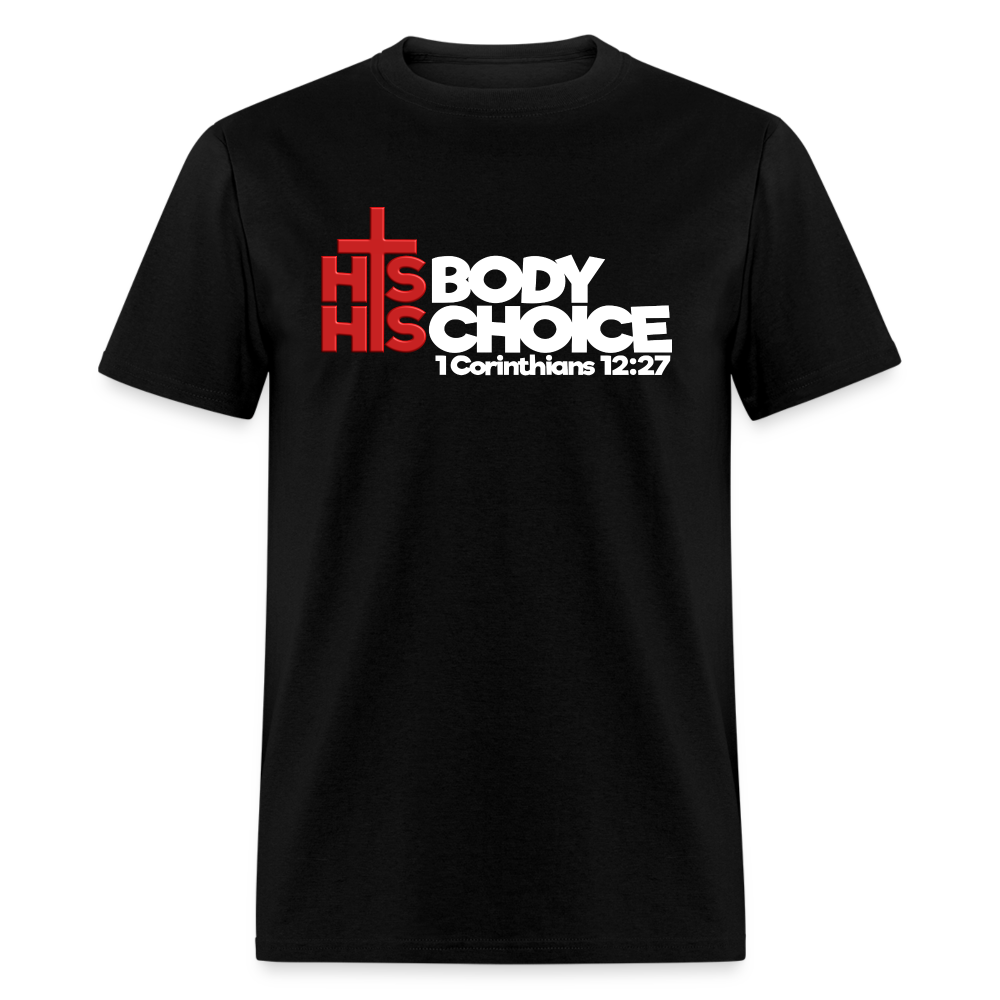 His Body His Choice - black