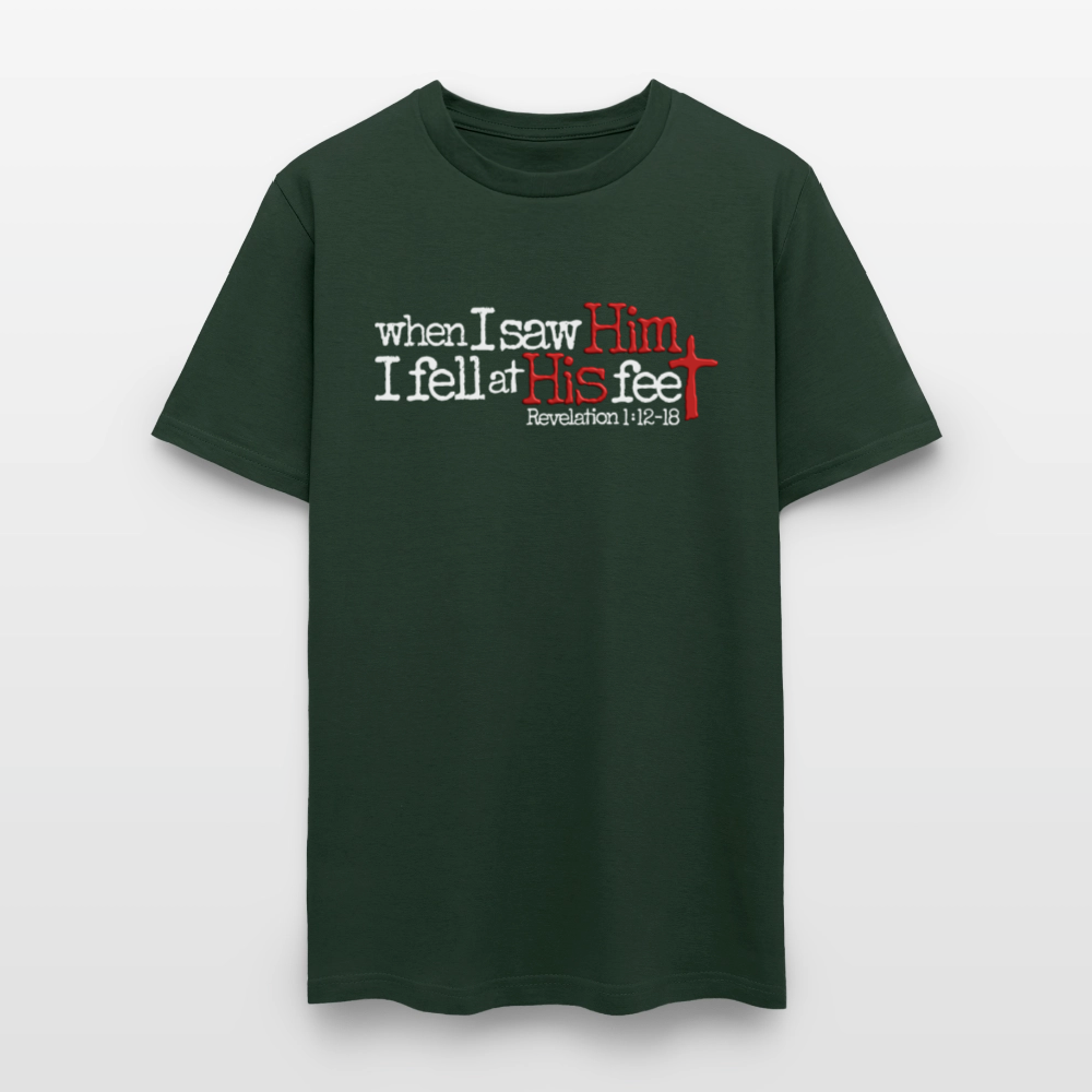 I Fell at His Feet - forest green