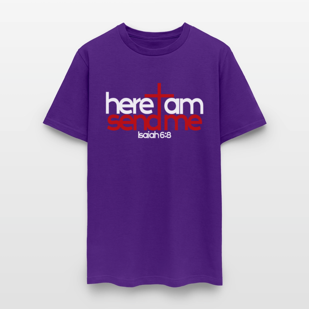 Here I am, send me - purple
