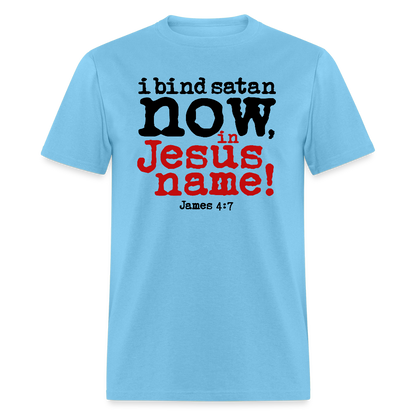 Bind Satan Now - aquatic blue