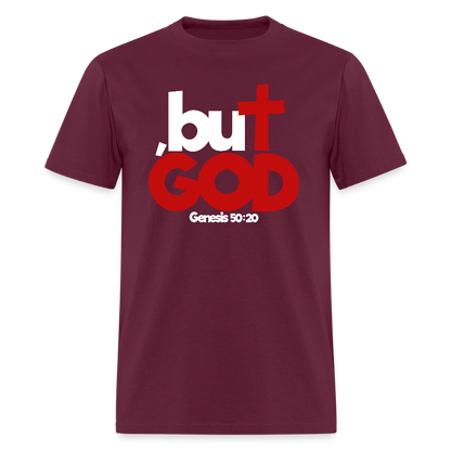 But God - burgundy