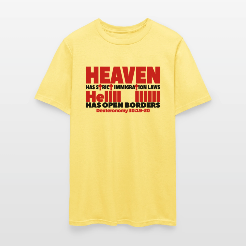 Heaven Has Strict Immigration Laws - cornsilk