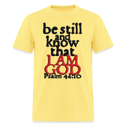 Be Still and Know - cornsilk