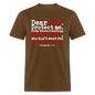 Dear God Protect Me - brown
